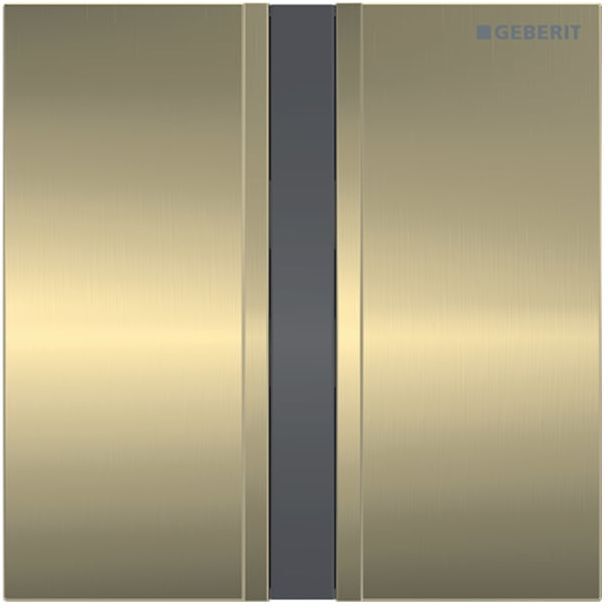 Geberit Infrarot-Urinal-Steuerung Typ 50  116036QF1 mit elektronischer Spülauslösung, Batteriebetrieb, gebürstet / messing