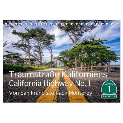 Traumstraße Kaliforniens - California Highway No.1 (Tischkalender 2027 DIN A5 quer), CALVENDO Monatskalender