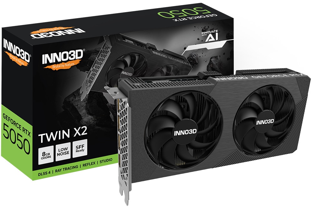 INNO3D GeForce RTX 5050 Twin X2 Grafikkarte 8 GB