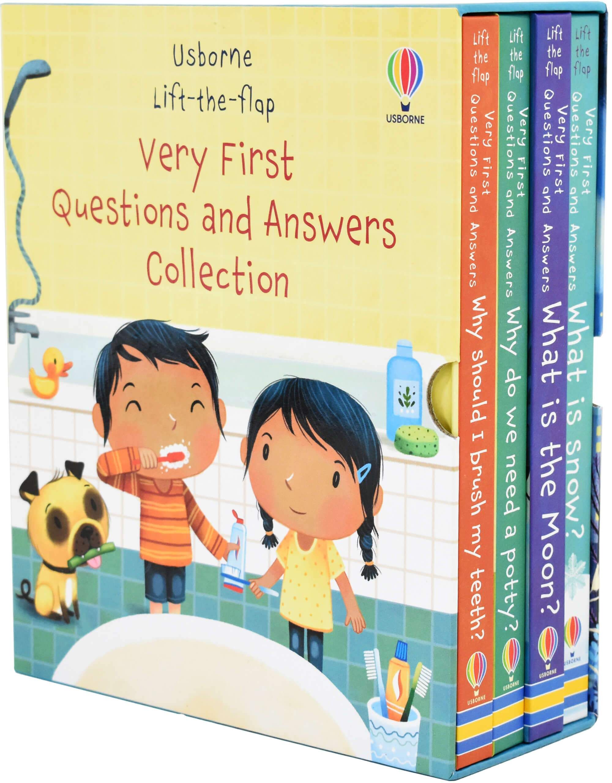 Usborne Very First Questions and Answers 4 Board Books Box by Katie Dayne - Ages 0-5 - Board Book Usborne Publishing Ltd