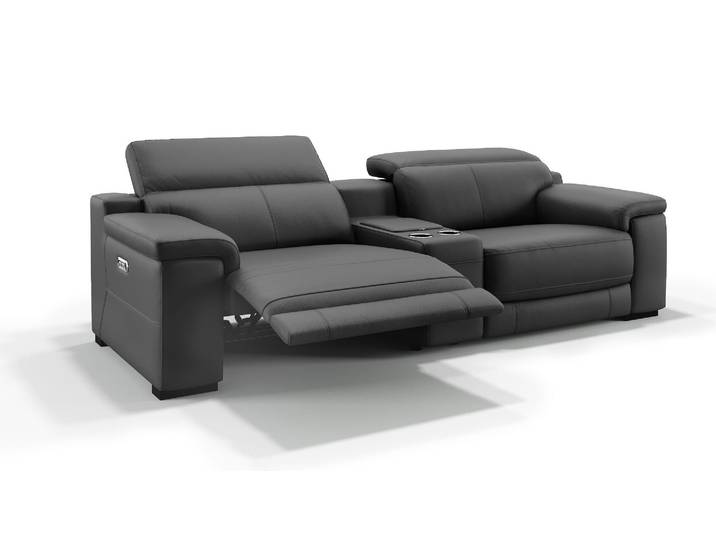 Leder Kinosofa Heimkino Couch SORA 2-Sitzer