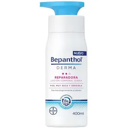 Bepanthol, Bodylotion, Derma Repair Body Lotion Sofortige und lang anhaltende Feuchtigkeitszufuhr für sehr trockene und (Körperlotion, 400 ml)