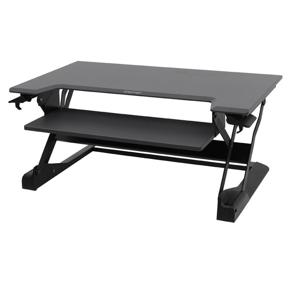 Ergotron WorkFit-TL Steh-Sitz Arbeitsplatz Tischwandler schwarz 33-406-085