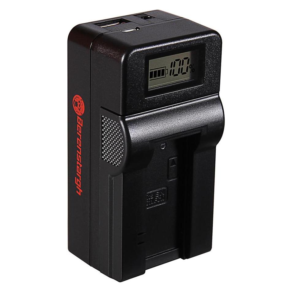 Berenstargh Synchron USB Ladegerät f. Sony NP-FC10 Cyber-shot Point & Shoot DSCP DSC-P DSCP10 DSC-P1 (Kamera Akku Ladegerät) (61064173)