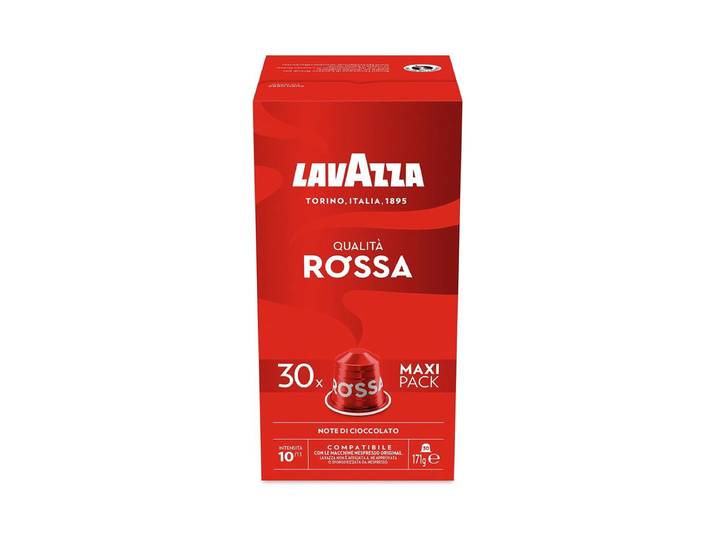 Lavazza Qualità Rossa Kaffee 30 Aluminium Kapseln (Nespresso®)