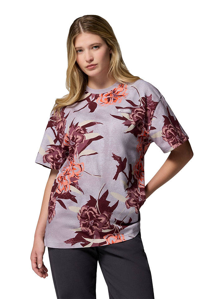 Columbia Shirt "Sequoia" in Lila/ Rot - XS