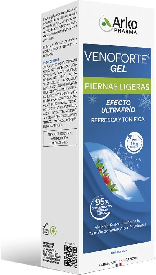 Arkopharma Venoforte Piernas Ligeras Gel Efecto Frío 150ml