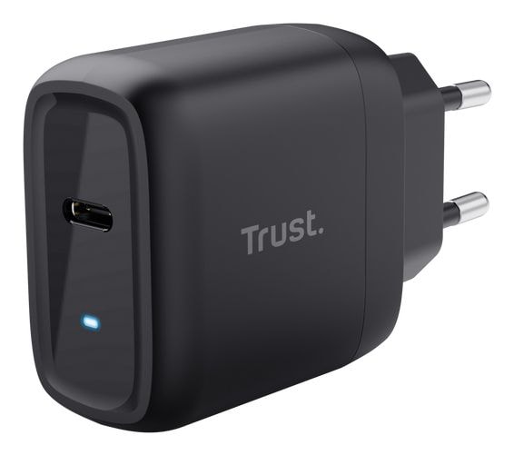 Trust 45 W Ladegerät Maxo USB-C-GaN-Ladegerät 45 W (Schwarz) 25521