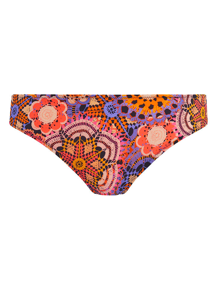 Freya Bikini-Hose "Santiago nights" in Lila/ Pink/ Orange - L