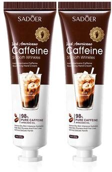 Beloved Skins Caffeine Hand Cream Moisturizing, Nourishing Skin Care, Whitening Hydrating, Anti Wrinkles Hands Cream 2pcs