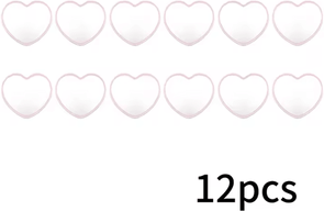 Inspire Curations Cute Heart Shaped Mini Desktop Makeup Mirror yellow
