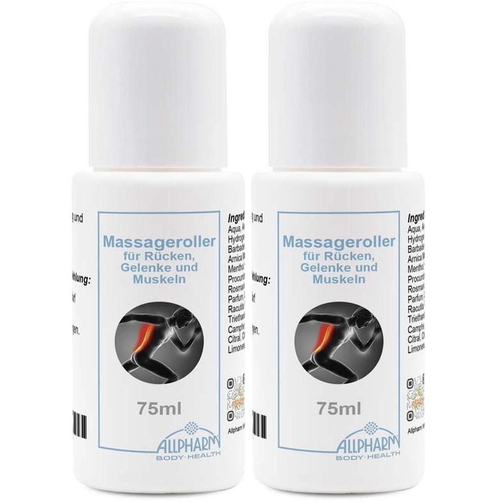 Massageroller f.Rücken Gelenke und Muskeln 2x 2x75 ml Gel