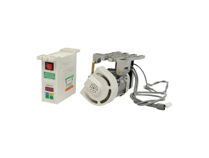 aefxNika Servomotor Nähmaschine 600W bürstenlos, Industriemotor 500-4500RPM Industrie-Nähmaschinenmotor für Geradstich, Overlock & Zickzack, 500-4500 U/min, Kupferspule, inkl. Controller & Handbuch