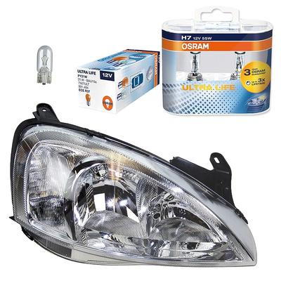 Bestprice 1x Scheinwerfer rechts + Leuchtmittel [Hersteller-Nr. 31184450] für Opel