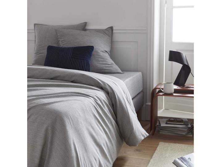 HABITAT - Housse de couette en coton - 220 x 240 cm - Gris - Skye