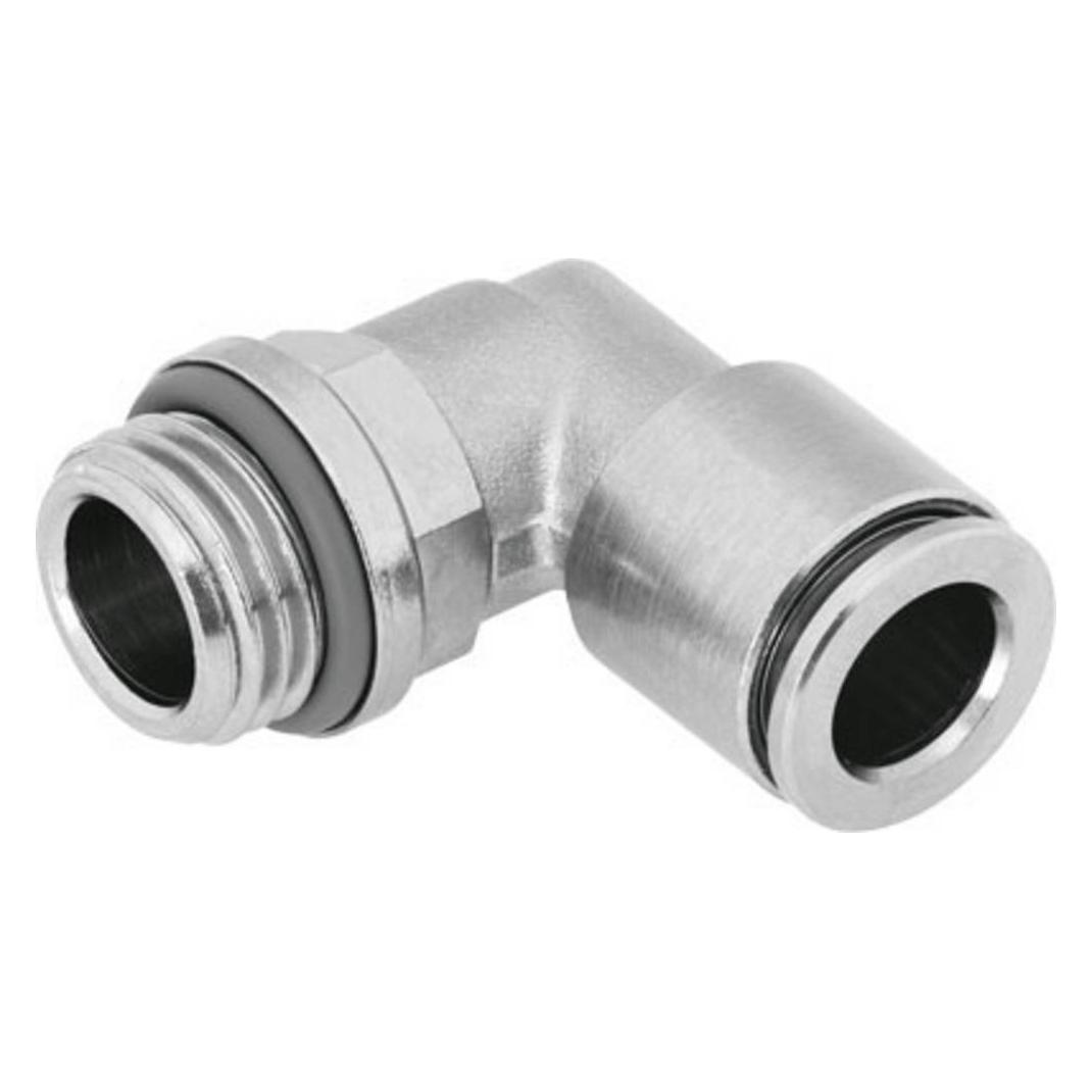 Festo L-Verschraubung, Druckluft, Messing, 53.5mm, G1/2", Gewindestift (578291)
