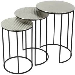 Voss Design »Round« Beistelltisch 3-tlg. Set