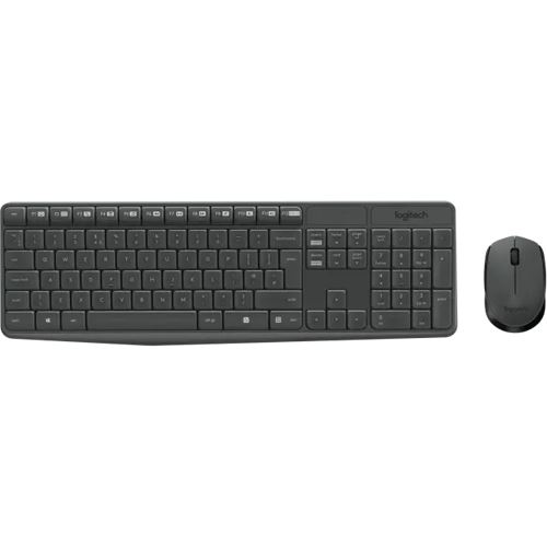LOGITECH MK235 wireless Keyboard + Mouse Combo Grey - Nordic Layout (PAN)