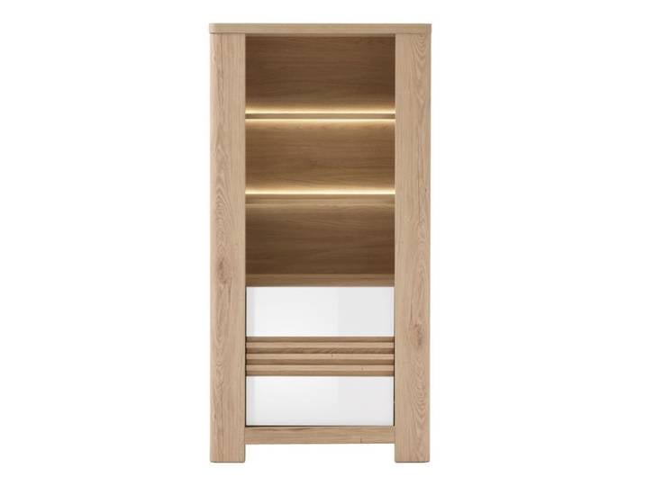 Bibliotheque PALAZZO imitation chêne/ blanc