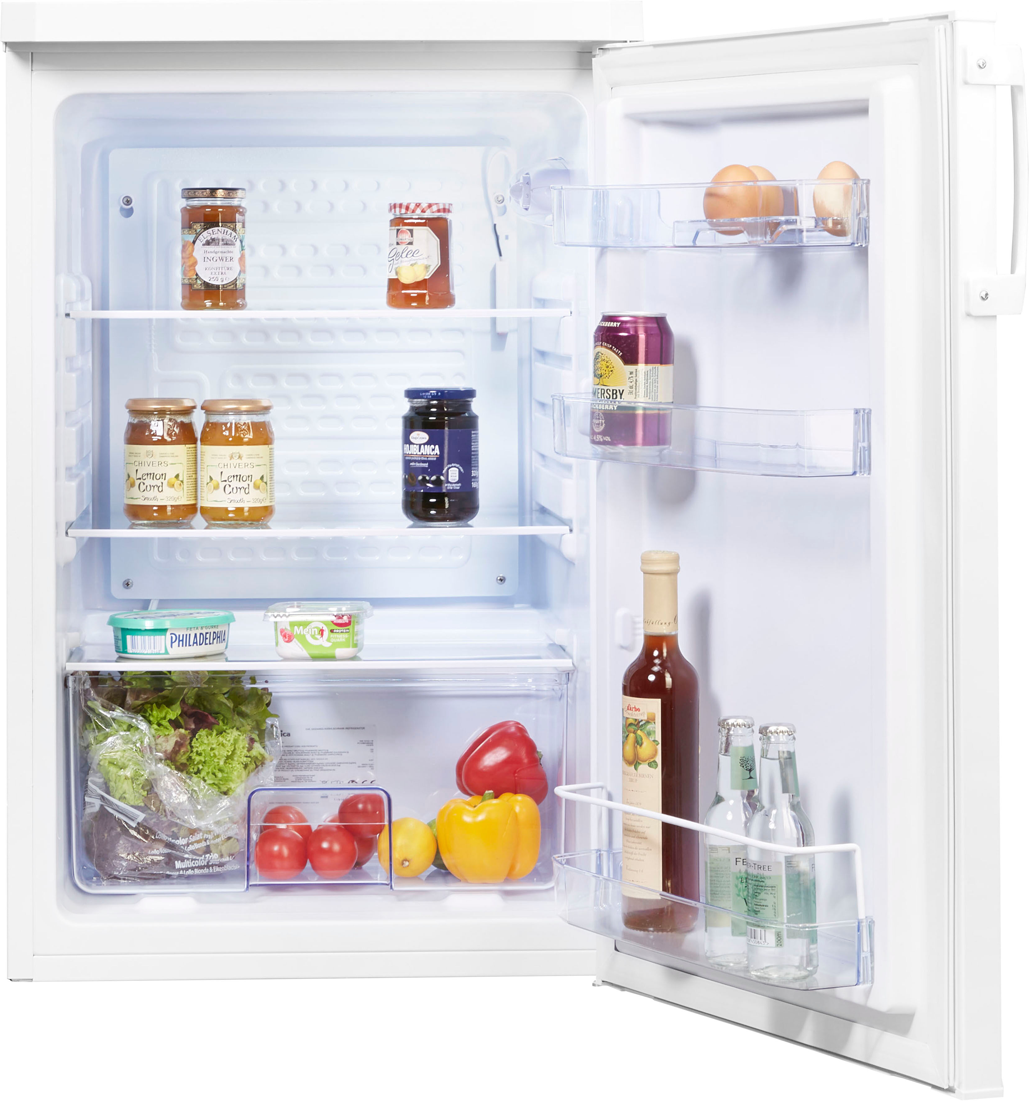 AMICA Vollraumkühlschrank "VKS 15122-1 W", Energieeffizienz: E, weiß, B:55cm H:84,5cm T:61,5cm, Kühlschränke, Vollraumkühlschrank
