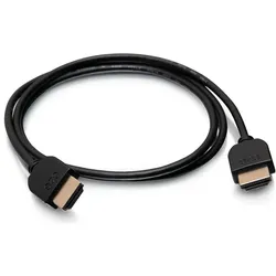 C2G 3ft 4K HDMI Cable - Ultra Flexible C (0.91 m), Videokabel, Schwarz