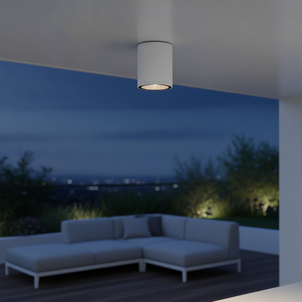 Lyora Plafondspot Lumina 9W LED wit aluminium