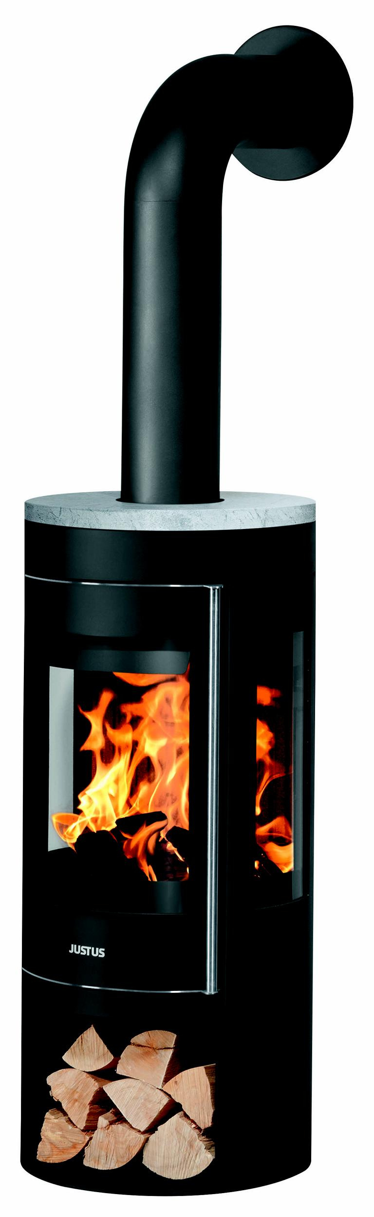 JUSTUSGMBH Mino Trios 2.0 Korpus Stahl Schwarz,Abdeckpl.Speck Ø458mm 16899974