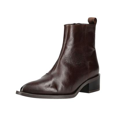 Stiefelette PAVEMENT "Pavement Stiefelette Leder", Damen, Gr. 40, braun, Leder, Schuhe Stiefelette
