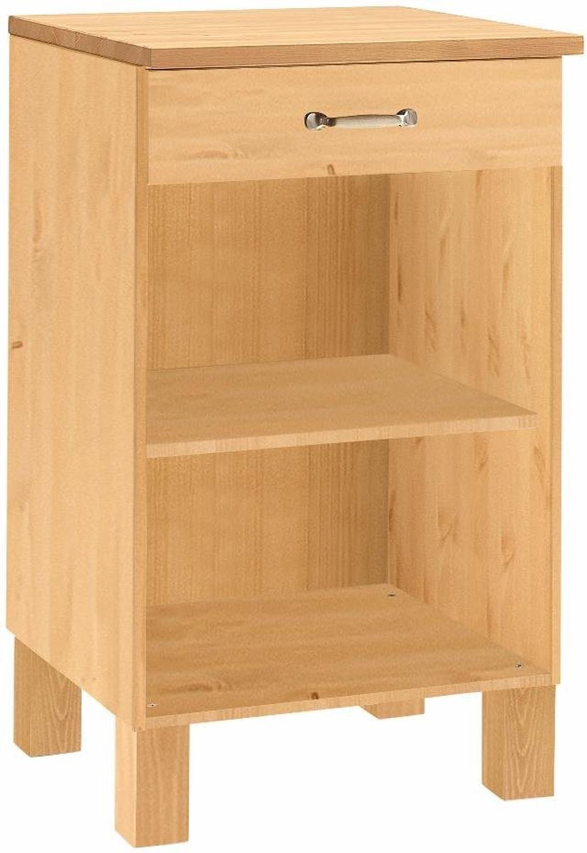 Notio Living Alby-Kast van massief hout voor de keuken