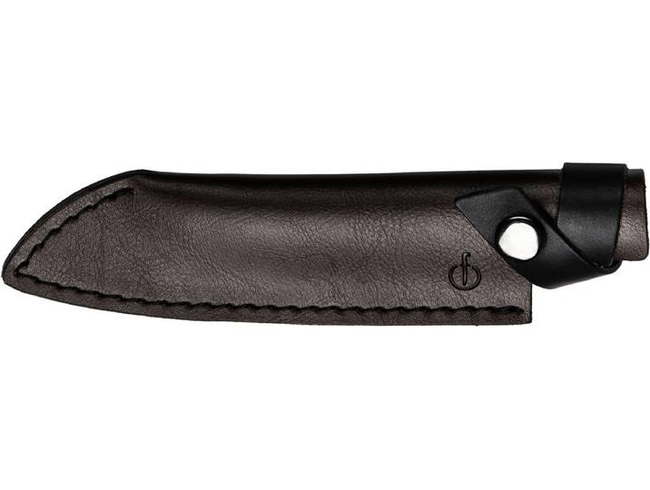 Forged lederen hoes santokumes - Voor 14cm lemmet - Bruin