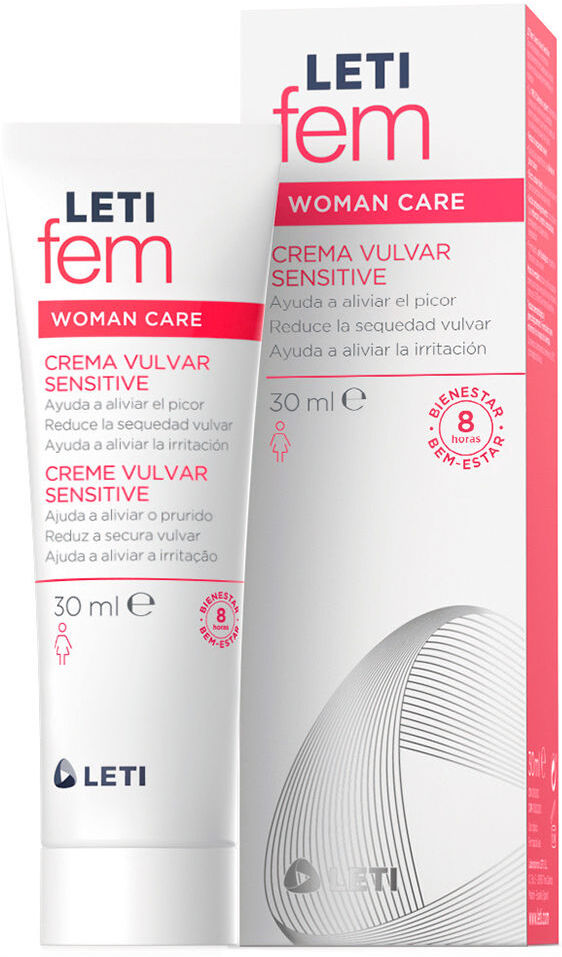 Leti Pharma Letifem Soin Femme crème vulvaire sensible 30 ml