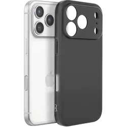 Mayaxess Komplett-Paket für iPhone 17 Pro Hülle, Schutzglas, Ladegeräte, Powerbank, Kopfhörer (7-teilig) (Apple iPhone 17 Pro), Smartphone Hülle, Schwarz