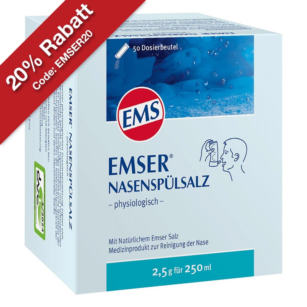 Uriach Germany GmbH Emser Nasenspülsalz physiologisch Beutel 02579665