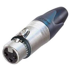 Neutrik - Xlr-Kabelstecker, 3-Polige Emc-Kabelbuchse, Störungsfrei (XLR Kabel) (NC3FXX-EMC)