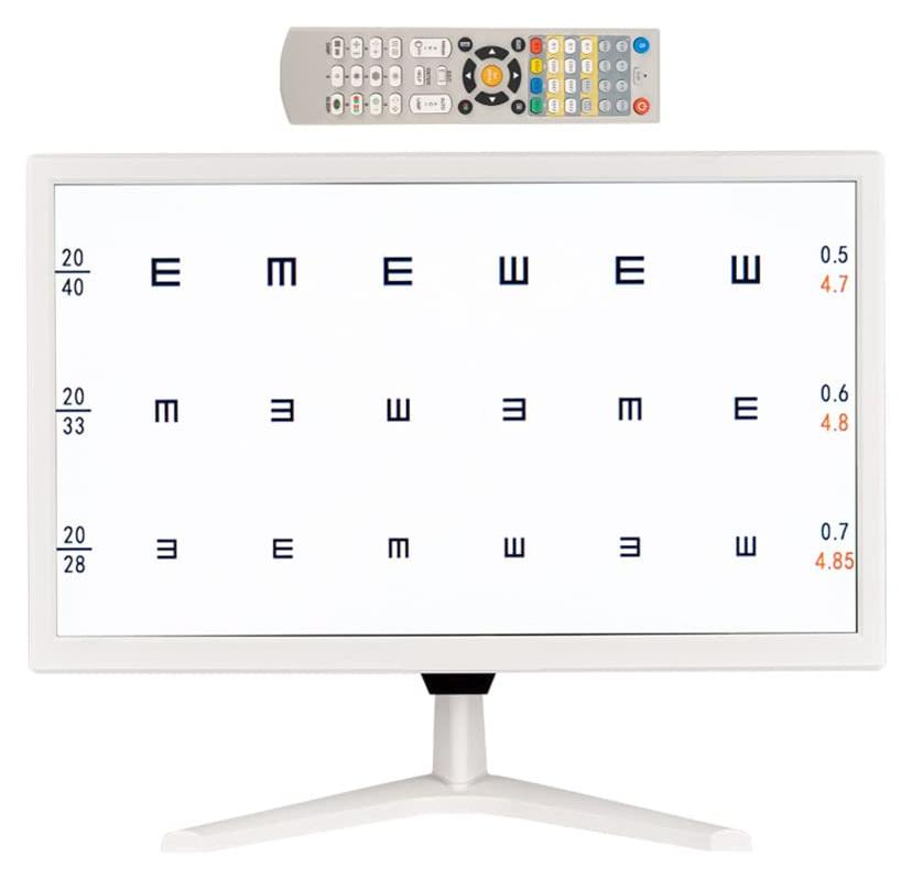Optometrie-Projektor Sehtest-Gerät Visuelles Messgerät - 19 Zoll LCD - 44 Sehziele - 5 Anzeigemodi