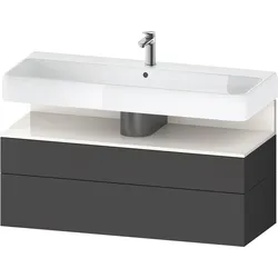 Duravit Waschtischunterschrank wandhängend „Qatego“ 119 × 59 × 47 cm, ohne Beleuchtung