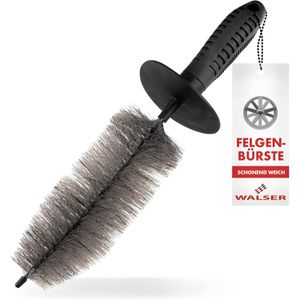 Walser Felgenbürste Naturborsten, für Alu-, Chrom- und Stahlfelgen, Länge: 37 cm