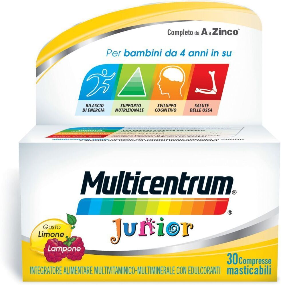 HALEON ITALY Srl Multicentrum Junior Vitamine Bambini, 30 Compresse