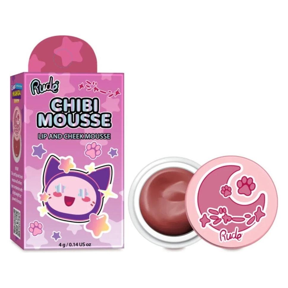 Rude Cosmetics Chibi Mousse, Lippen- und Wangenbalsam 2-in-1, Tada!, 4 g (Lippenbalsam) (74847677)