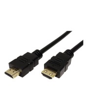 VALUE HDMI mit Ethernetkabel M bis M 7.5 m Doppelisolierung Schwarz 4K Unterstützung (11.99.5695)