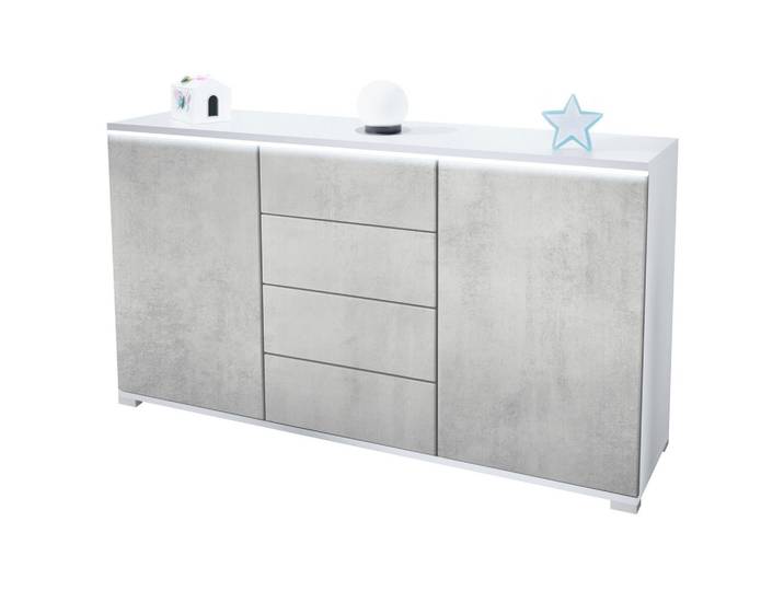 SIDEBOARD Faro Beton Oxid Optik