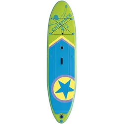 Chiemsee - SUP-Set inkl. Board, Paddel, Pumpe, Leash & Rucksack (grün/blau) Stand-Up Paddle