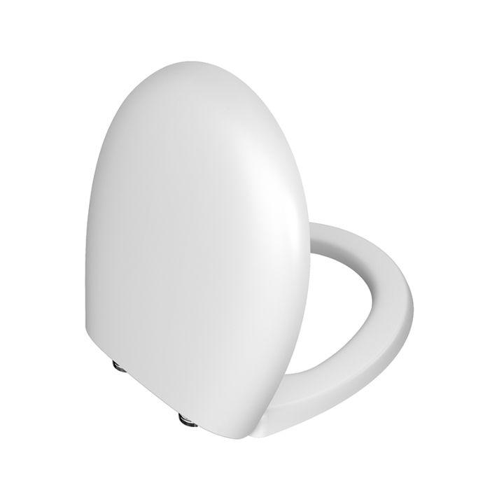 Vitra Memoria black WC-Sitz 106-001R409 edelweiß, Duroplast, mit Absenkautomatik