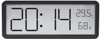 Uplift Picks Large LCD Digital Wall Clock With Temperature Humidity And Calendar Display 05