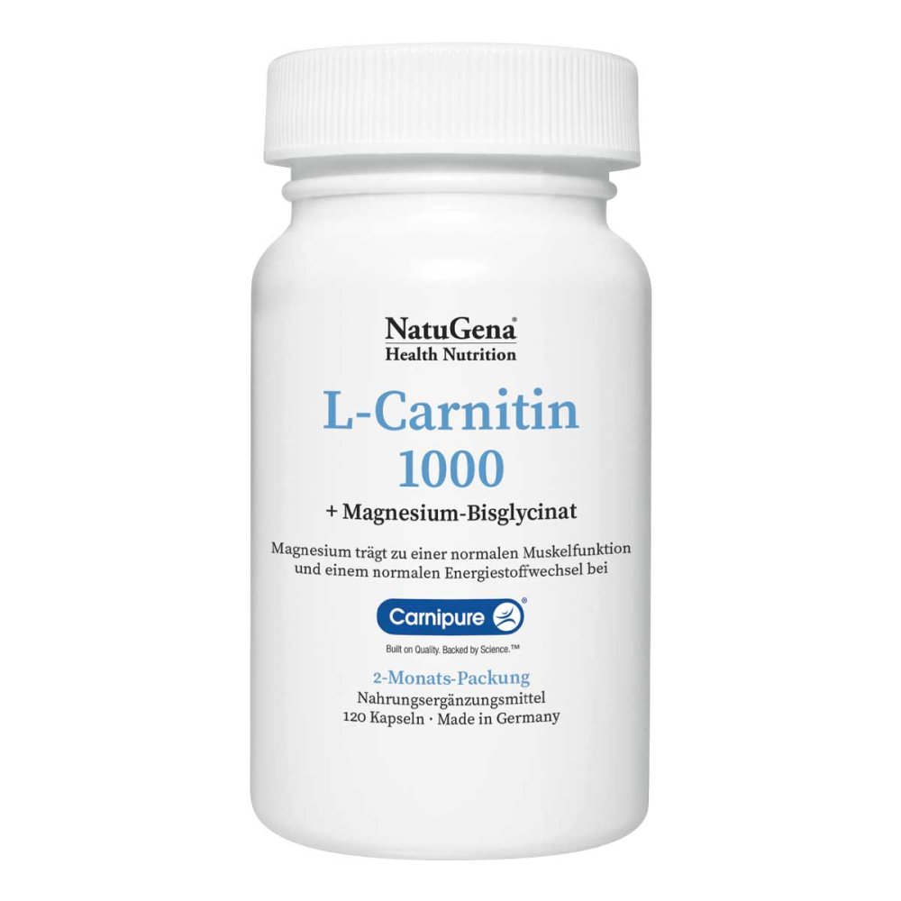 NatuGena GmbH L-Carnitin 1000 Carnipure+Magnesium Vegan Kapseln 18713373