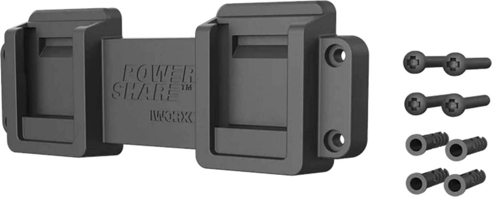 Worx WA1014 Wandhouder voor 2 PowerShare-accu's