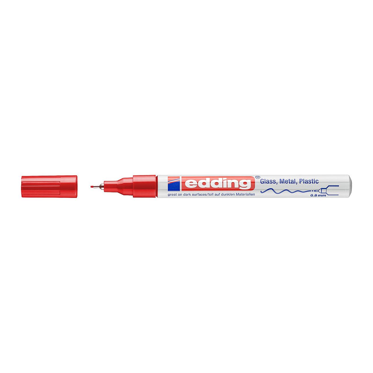 edding 780 Lackmarker rot 0,8 mm, 1 St.