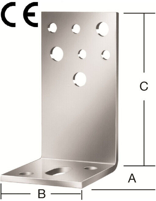 VORMANN Support de poteau lourd jusqu'à 70 mm acier galvanisé (071292000)
