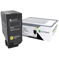 Lexmark Original Toner Standard Variante - CX735 gelb 16200 Seiten (81C0X40)