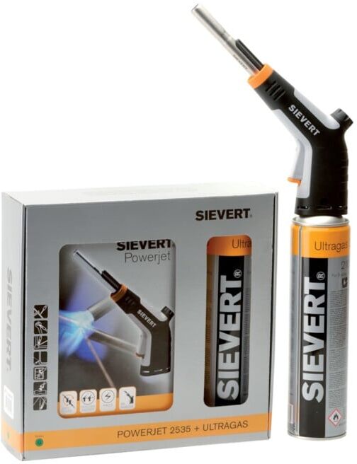 Lampe à souder Powerjet 2535 avec cartouche vissable 230 g/h 2,9 kW SIEVERT (253512)
